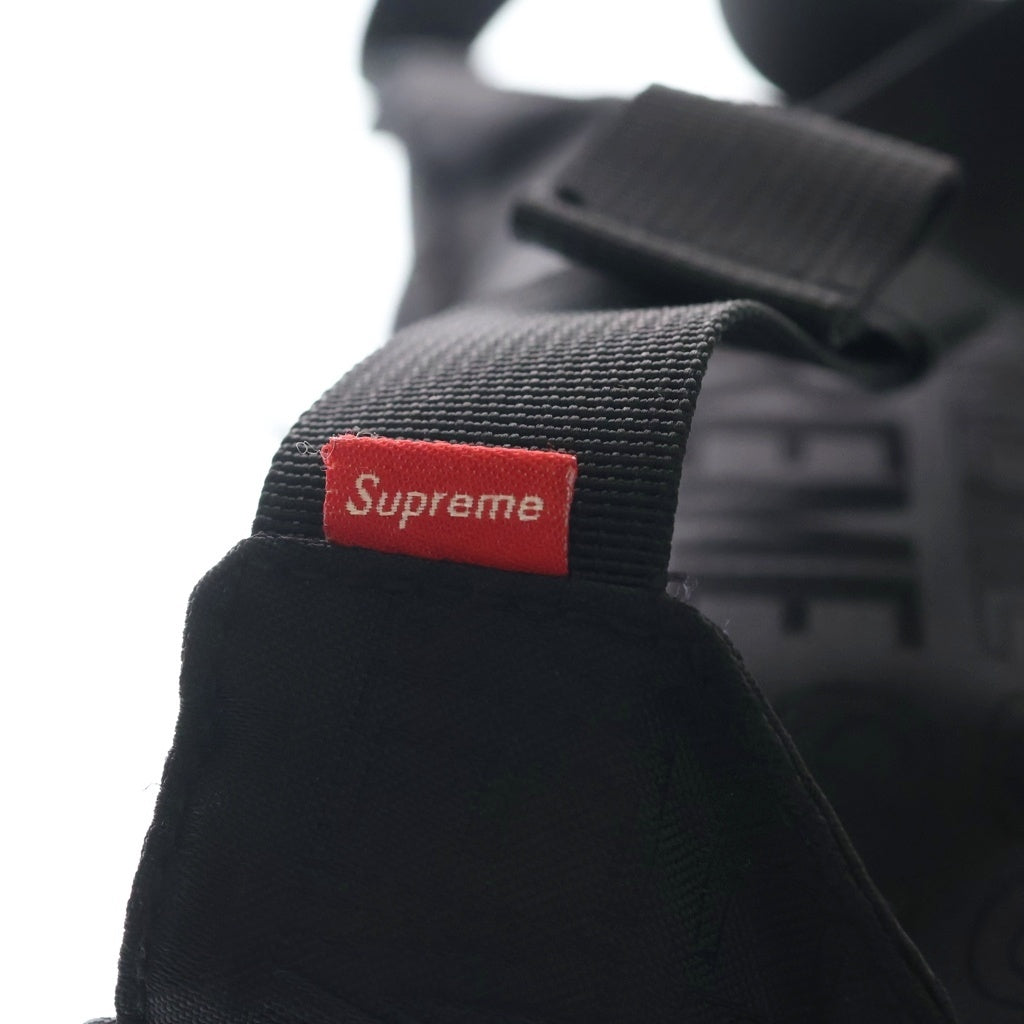 SUPREME(シュプリーム) 19SS WAIST BAG ウエストポーチバッグ 総柄デザイン ボックスロゴ ブラック