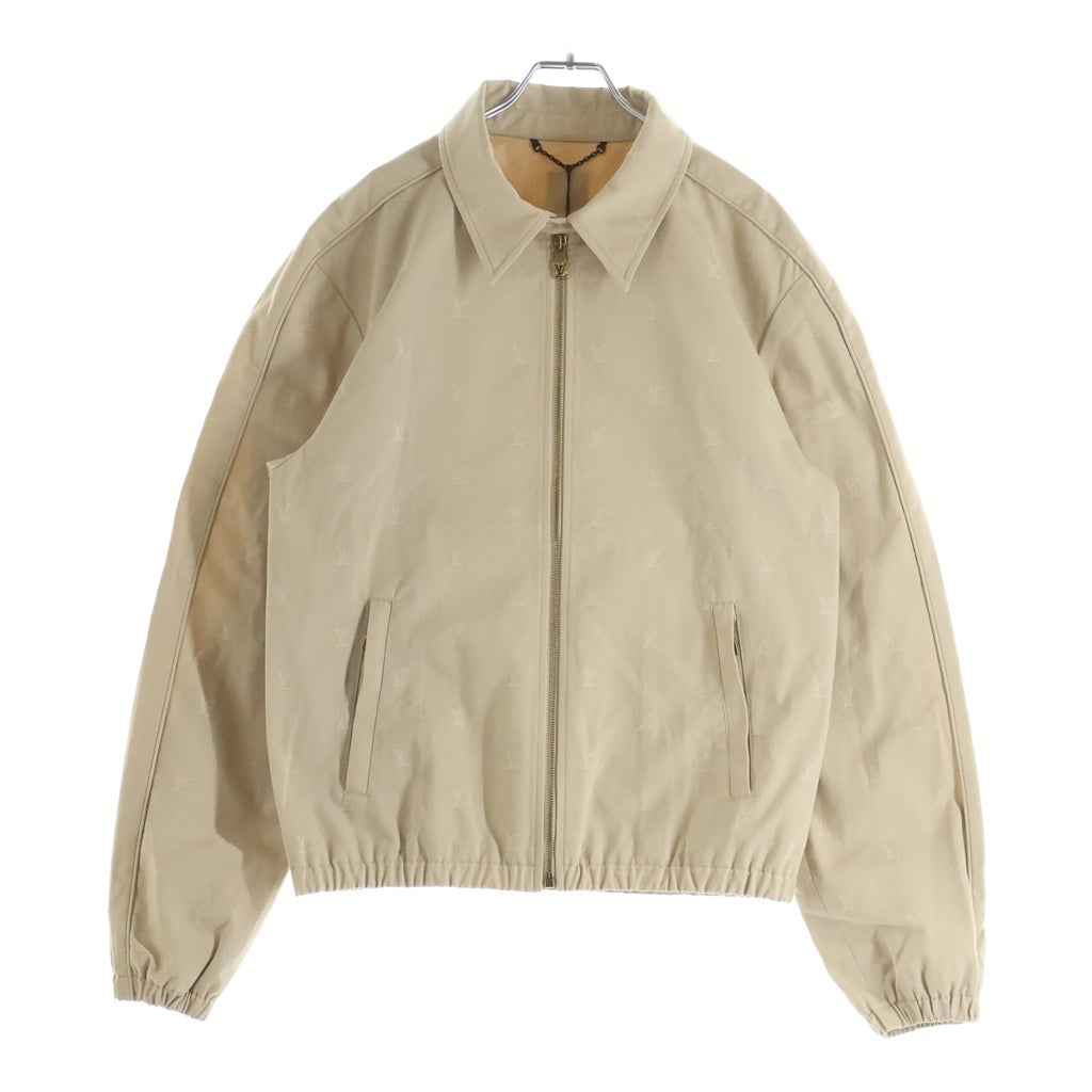LOUIS VUITTON(ルイヴィトン) 24AW LVロゴ ジャガード ジップアップジャケット ベージュ RM242MQ KKA HRB41W