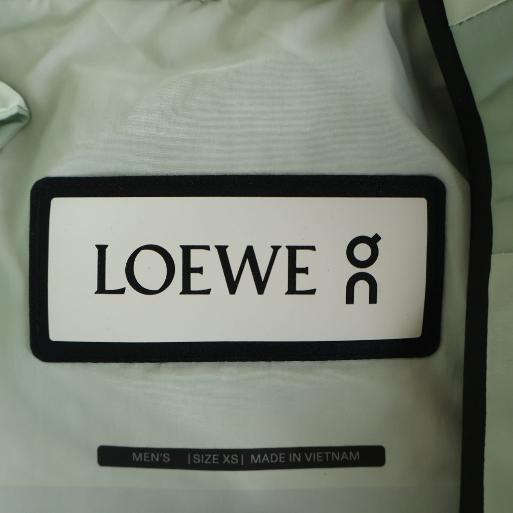 LOEWE(ロエベ) ×ON RUNNING TECHNICAL SHELL PUFFER JACKET オン ランニング テクニカル シェルパファージャケット ライトグリーン 1ME12122919