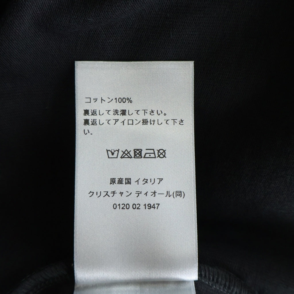 Christian Dior(クリスチャンディオール) 24AW CHRISTIAN DIOR COUTURE クリスチャン ディオール クチュール ロゴプリント クルーネック半袖Tシャツ カットソー ブラック 443J696A0554