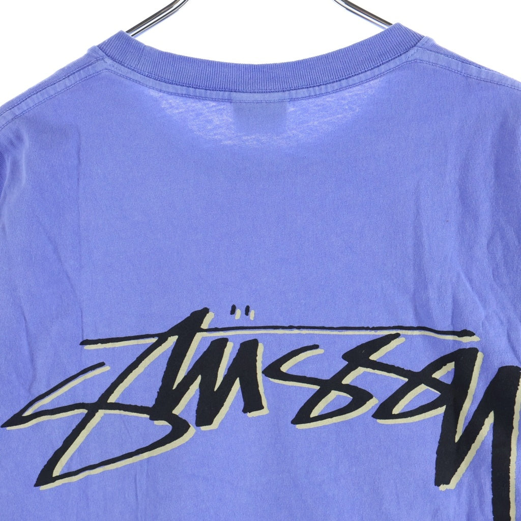 STUSSY(ステューシー) 23SS ×OUR LEGACY DROP SHADOW TEE アワーレガシー ドロップ シャドウ クルーネック 半袖Tシャツ カットソー パープル