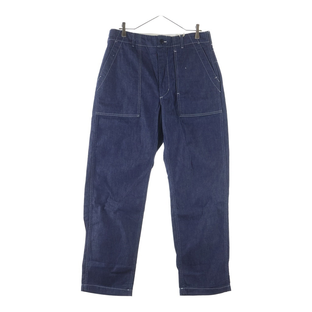 Engineered Garments(エンジニアド ガーメンツ) フロントポケット ステッチ ジップフライ デニム ワイドパンツ インディゴ 55-04-41-04008-TN