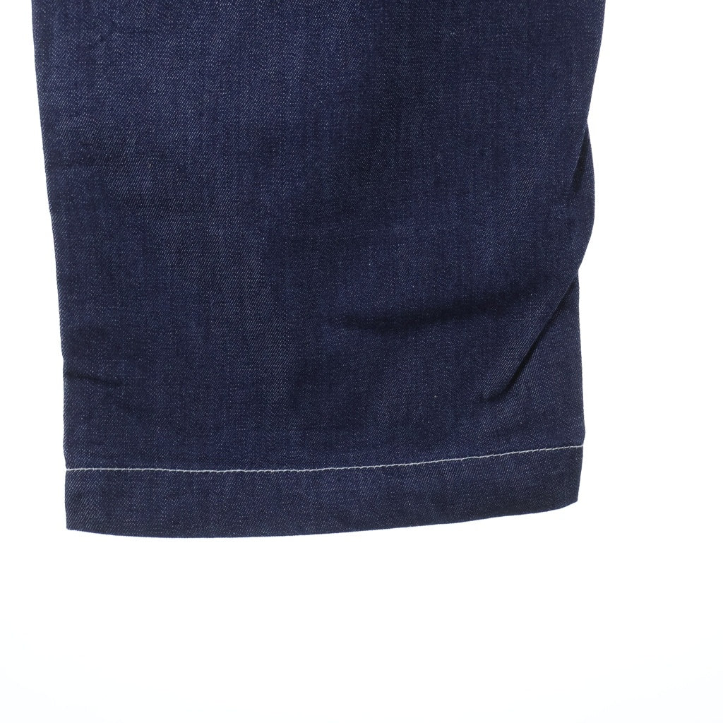 Engineered Garments(エンジニアド ガーメンツ) フロントポケット ステッチ ジップフライ デニム ワイドパンツ インディゴ 55-04-41-04008-TN
