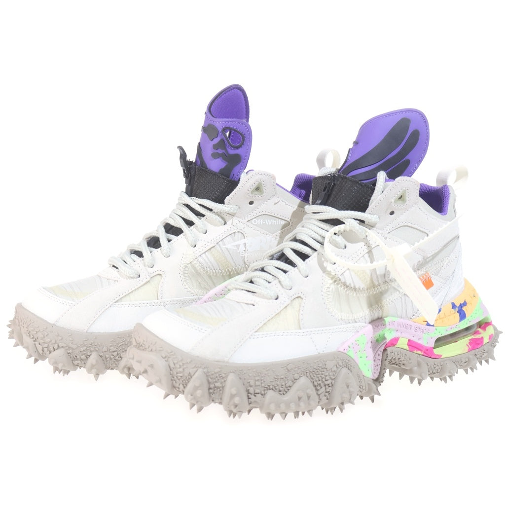NIKE(ナイキ) ×OFF-WHITE AIR TERRA FORMA オフホワイト エアテラフォーマ ハイカットスニーカー マルチカラー US9.5/27.5cm DQ1615-100