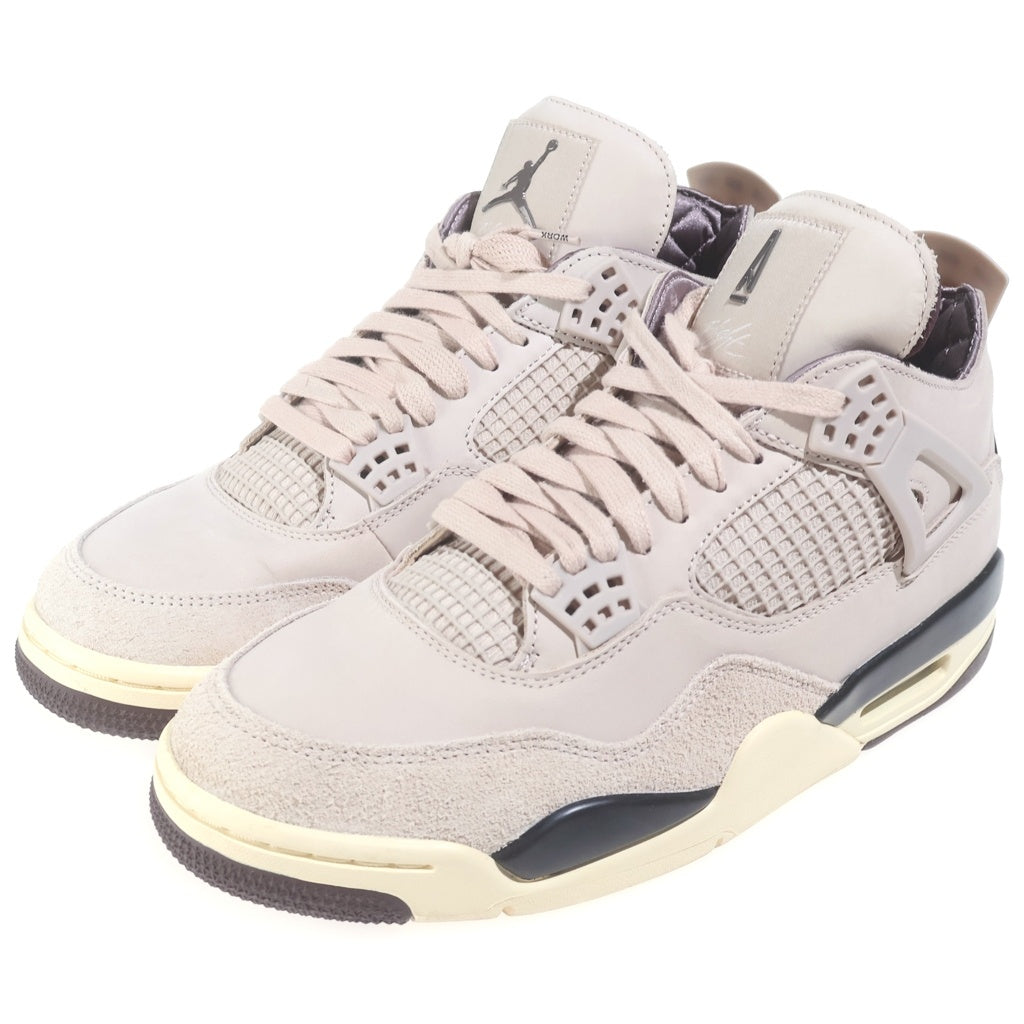 NIKE(ナイキ) ×A MA MANIERE WMNS AIR JORDAN 4 FZ4810-200 アママニエール エアジョーダン ハイカットスニーカー US11/28.0cm ベージュ