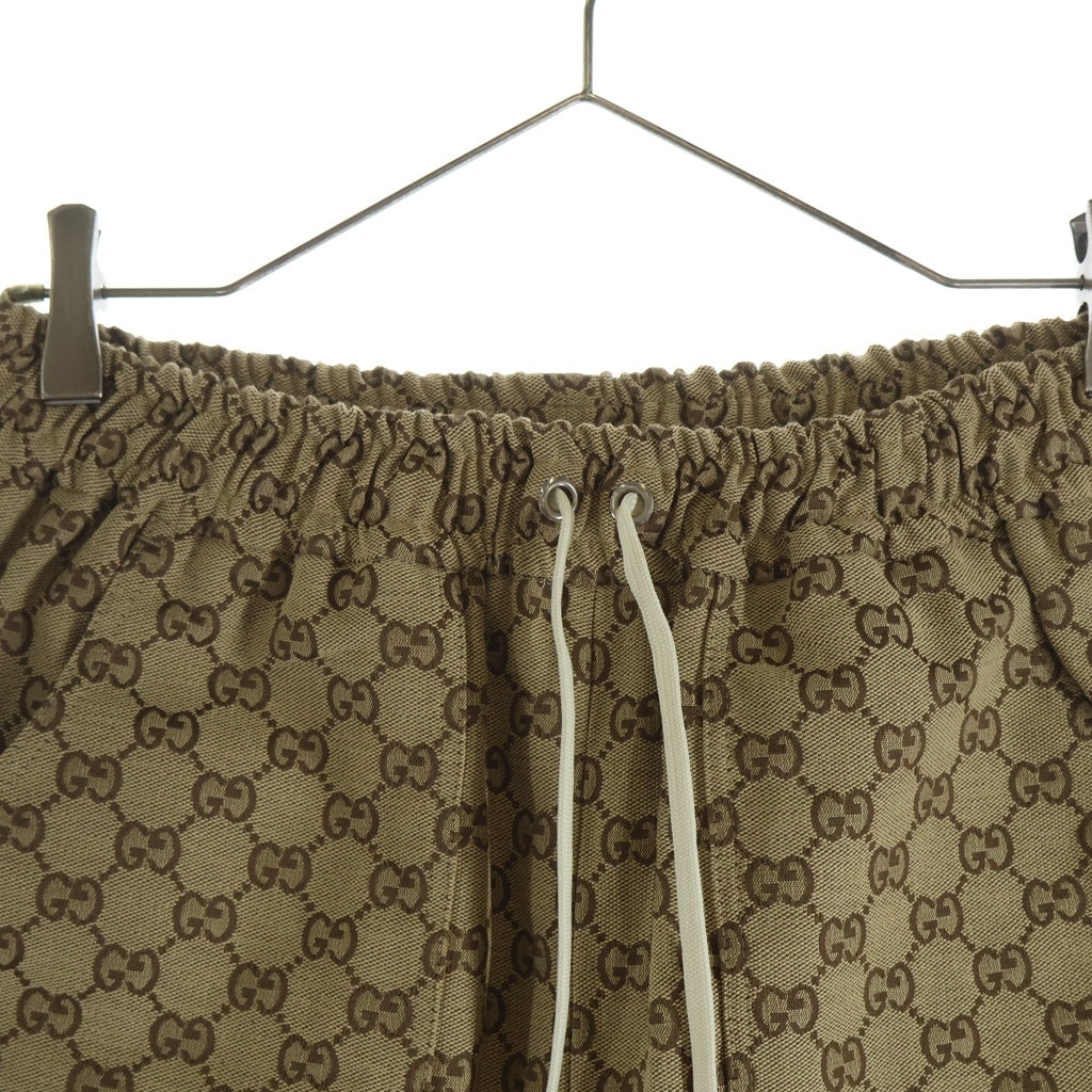 GUCCI(グッチ) 21SS ×THE NORTH FACE ザノースフェイス GGジャガード イージーハーフパンツ ショーツ ベージュ 644586 XJDB9