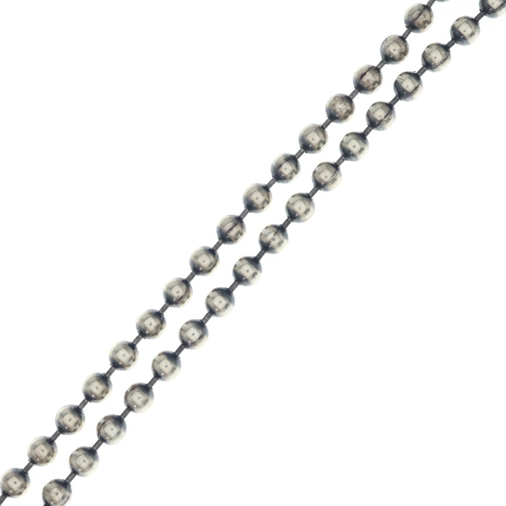 LONE ONES(ロンワンズ) 5mm ボール チェーン ウィズ クロム クロス コネクター ネックレス シルバー MFC-0118-5MM