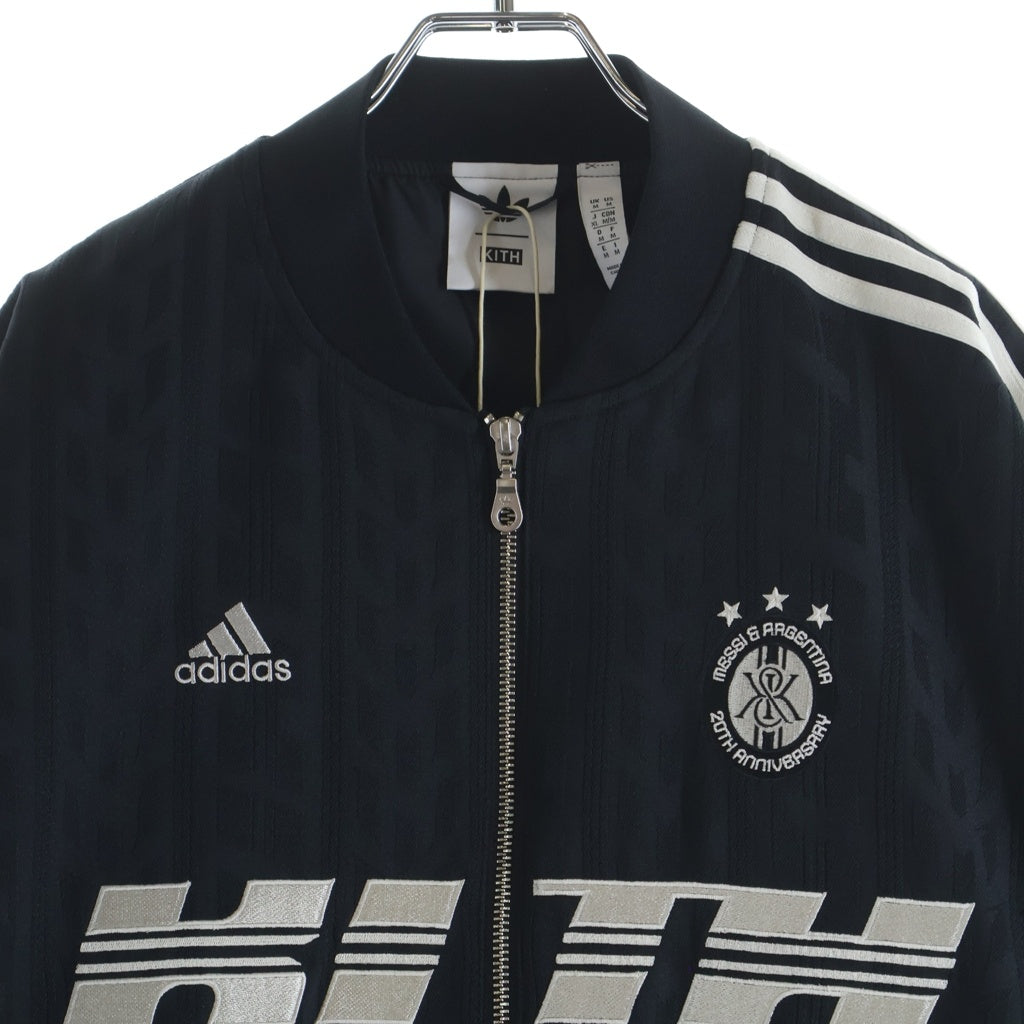 KITH(キス) ×ADIDAS MESSI FOOTBALL BOMBER JACKET アディダス メッシ フットボール ボンバー トラックジャケット ブラック KR0071