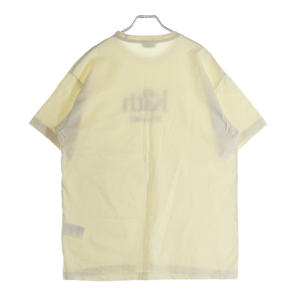 KITH(キス) ×DISNEY PIXAR EDNA MODE VINTAGE TEE SANDRIFT ディズニー ピクサー エドナモード サンドリフト クルーネック半袖Tシャツ カットソー ベージュ