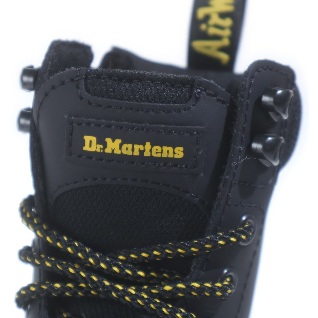 Dr.Martens(ドクターマーチン) JADON TECH ジェイドン テック クリアラバーソール サイドジップ 厚底ブーツ レディース ブラック/イエロー UK3