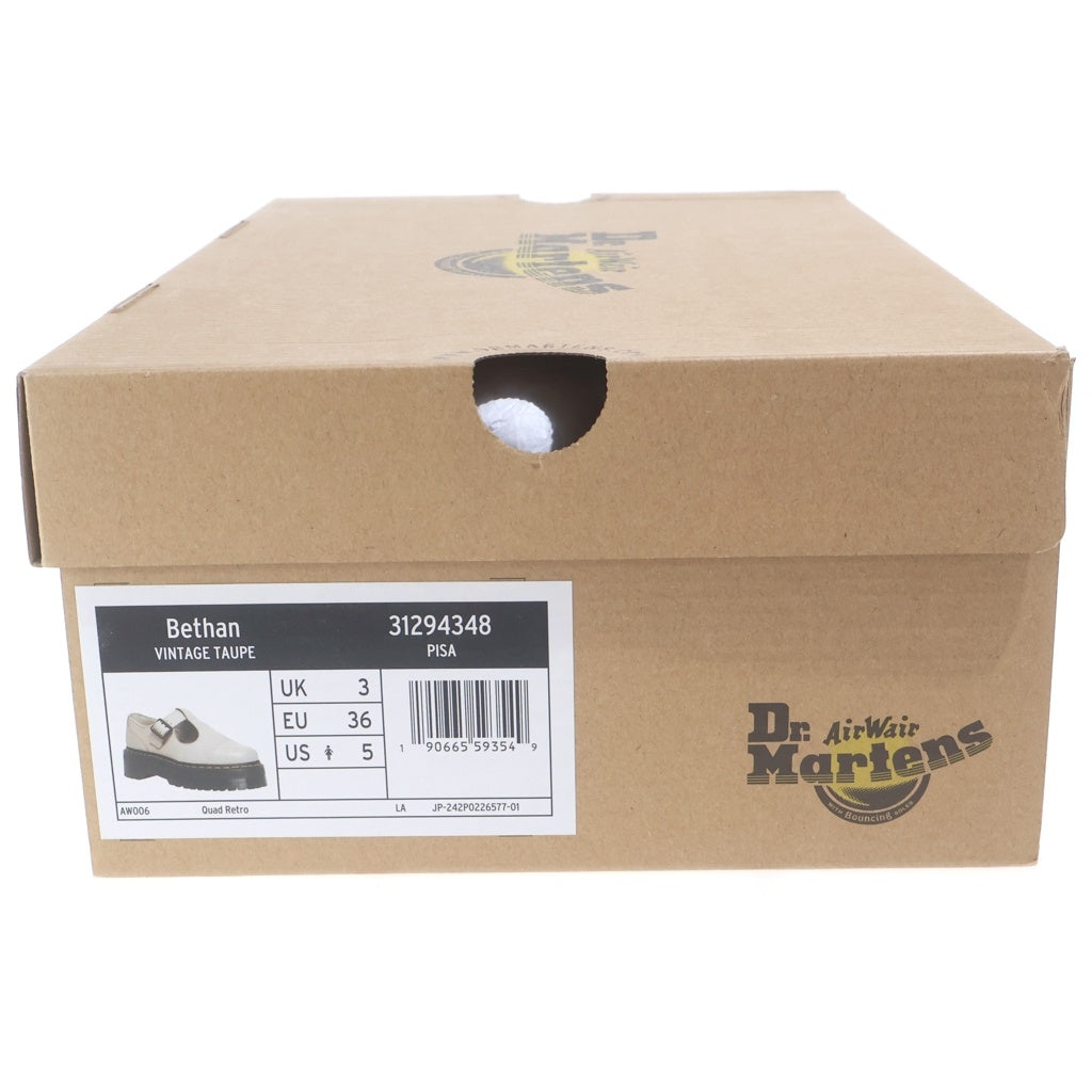 Dr.Martens(ドクターマーチン) BETHAN MARY JANE ベッサン メリー ジェーン ラバーソール Tストラップ サンダル レディース ベージュ UK3 31294348