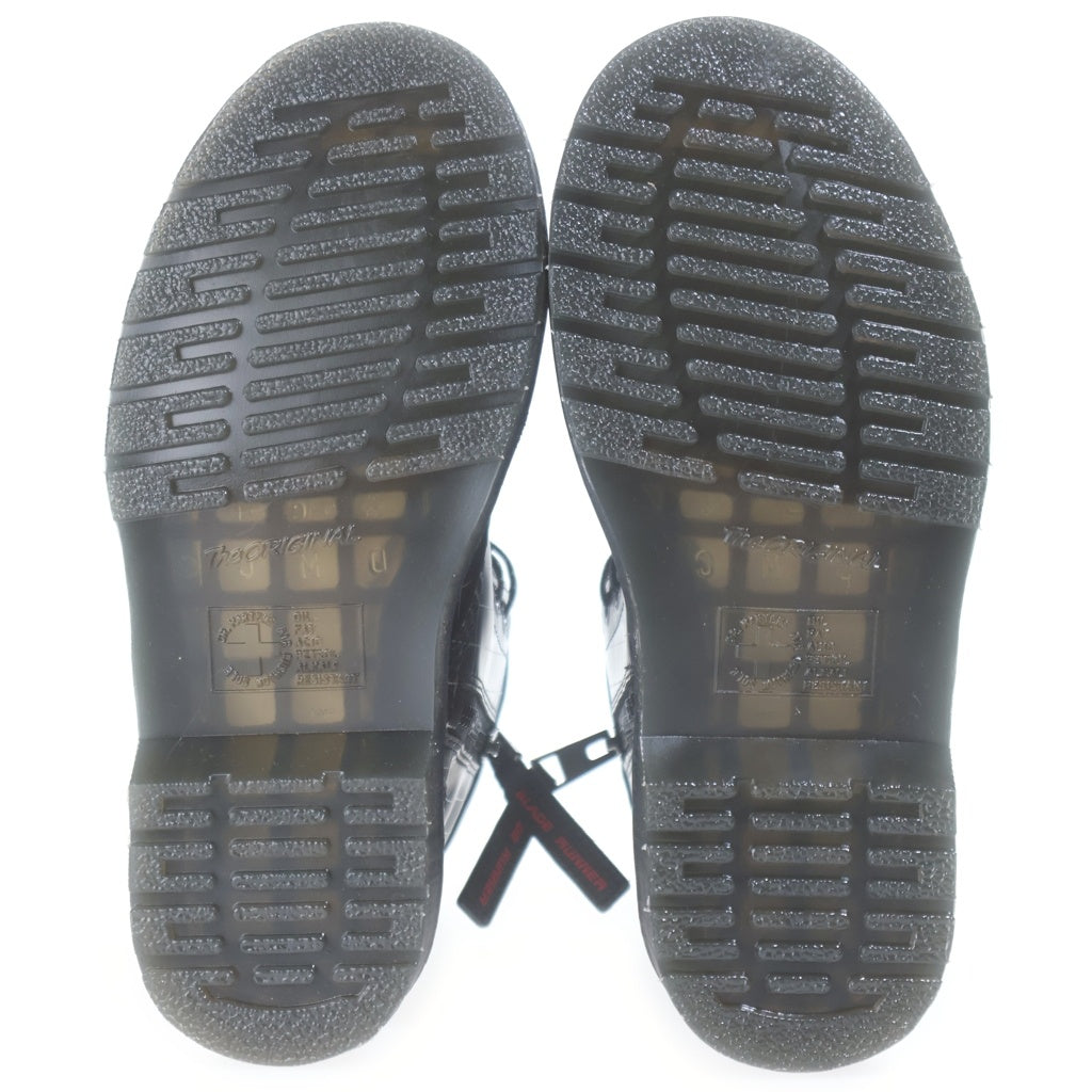 Dr.Martens(ドクターマーチン) ×WARNER BROS 1460 BLADE RUNNER ワーナーブラザーズ ブレードランナー 8ホール サイドジップ ブーツ レディース ブラック/レッド UK3 31748001