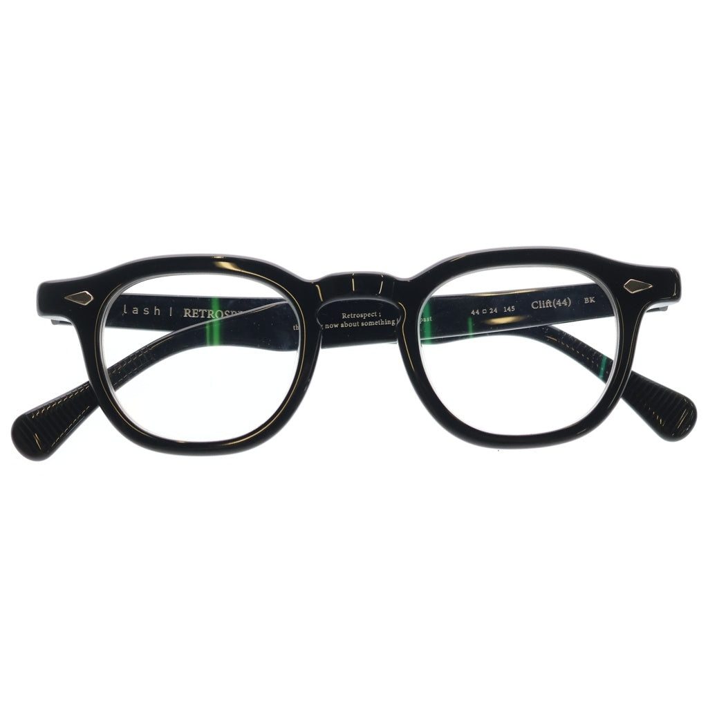 NO BRAND(ノーブランド) Vintage Edition Retrospect CLIFT ヴィンテージエディションレトロスペクト クリフトン ボストンフレーム サングラス メガネ ブラック
