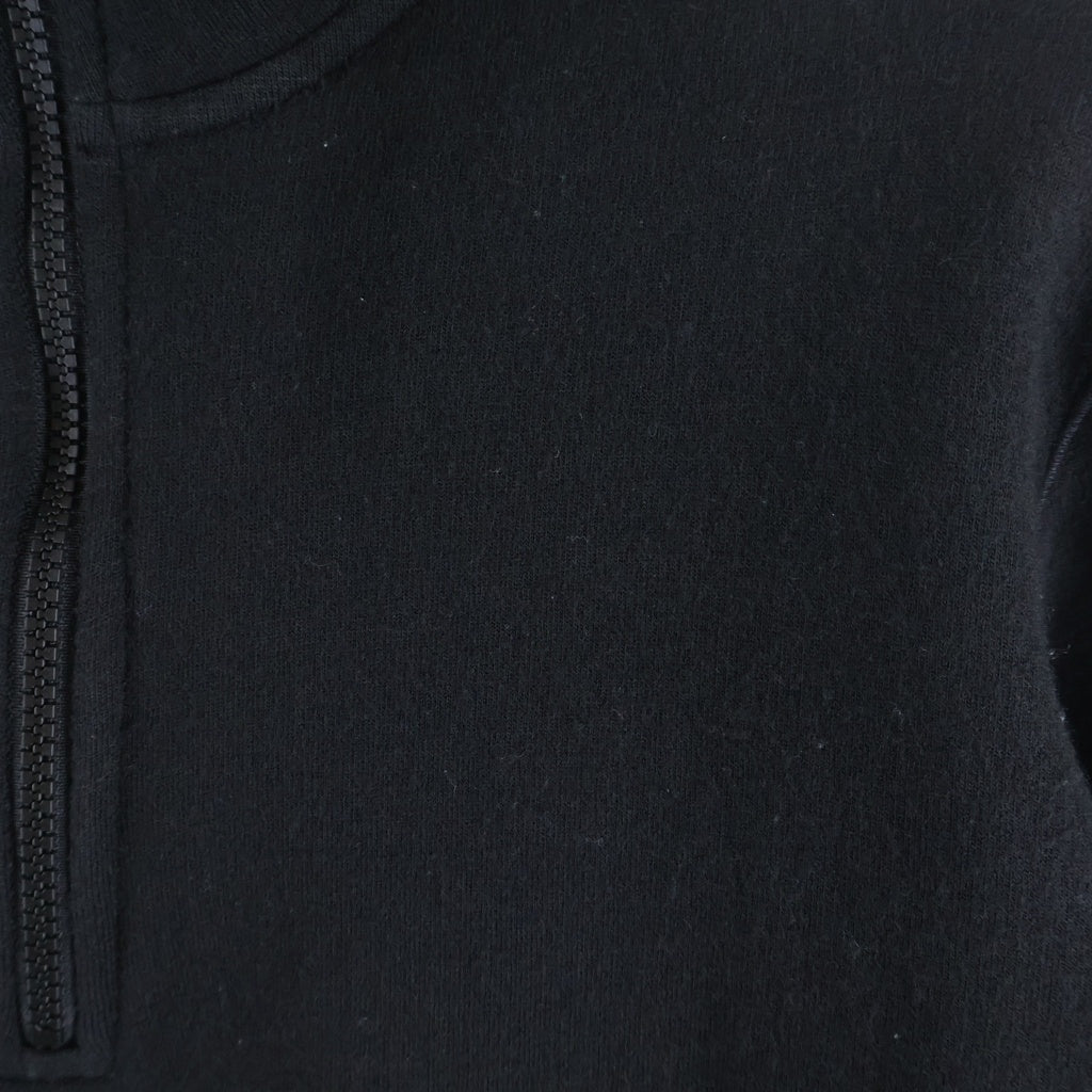 STONE ISLAND(ストーンアイランド) GHOST PIECE ゴーストピース ワッペン付き ハーフジッププルオーバースウェット トレーナー ブラック 7915631F3