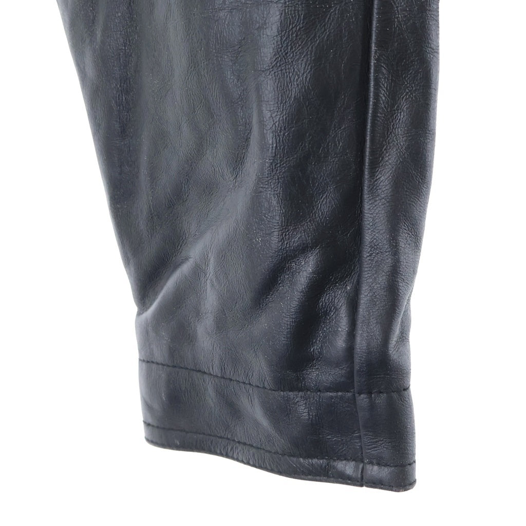Rick Owens(リックオウエンス) 25SS Cropped Jumbo Bauhaus Stooges Jacket クロップドジャンボバウハウス レザージャケット ブラック RP01E7717-LTP