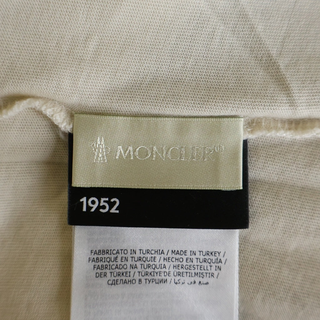 MONCLER(モンクレール) 22SS 1952 EMBROIDERY TEE ロゴエンブロイダリー クルーネックTシャツ 半袖 カットソー ホワイト H10928C00007 8390T