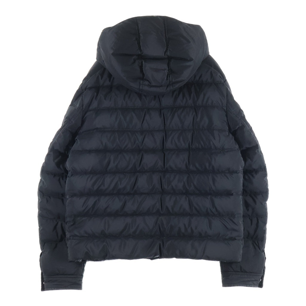 PRADA(プラダ) RE NYLON リナイロン トライアングルロゴ ジップアップ フーデッドダウンジャケット ブラック SGH072 R232