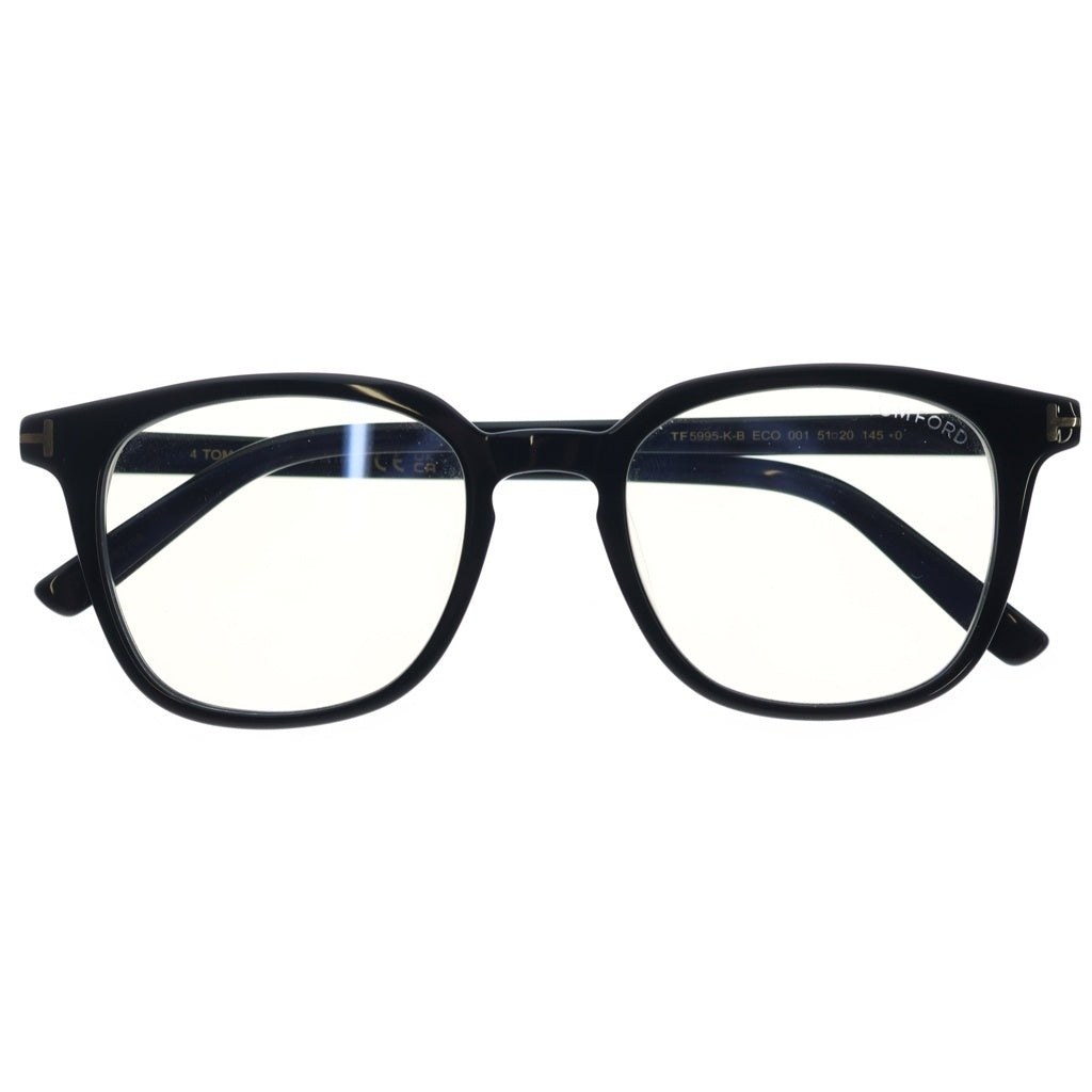 TOM FORD(トムフォード) ロゴテンプル ウェリトンフレーム サングラス アイウェア メガネ ブラック TF5995-K-B