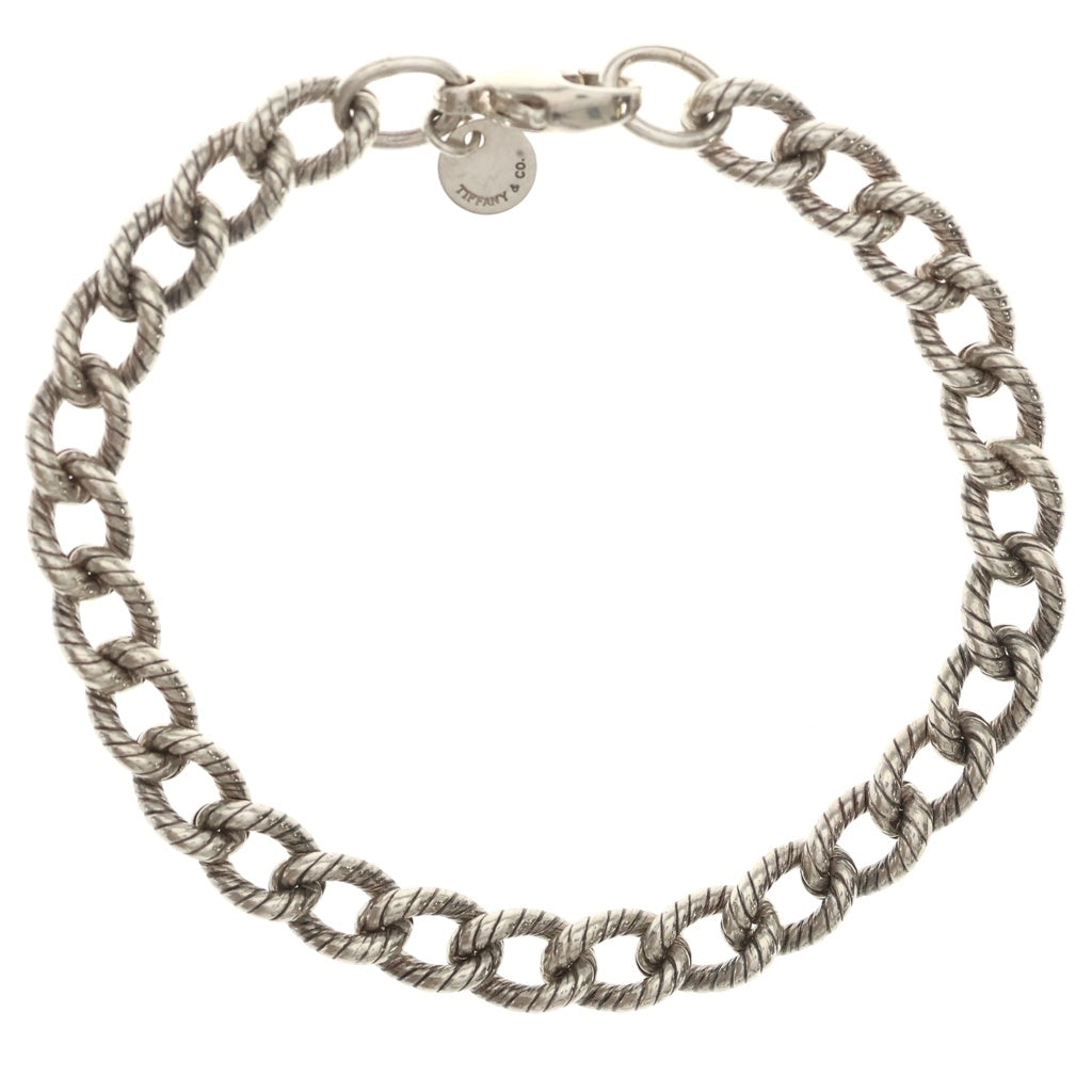 TIFFANY & Co.(ティファニー) TWIST ROPE CHAIN ツイストロープチェーン ブレスレット シルバー レディース