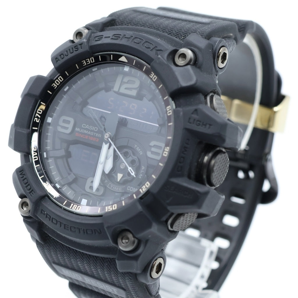CASIO G-SHOCK(カシオ ジーショック) MUDMASTER BIG BANG BLACK マッドマスター ビッグバンブラック 35周年記念 ブラック文字盤 電波ソーラー腕時計 ブラック GG-1035A-1A1R