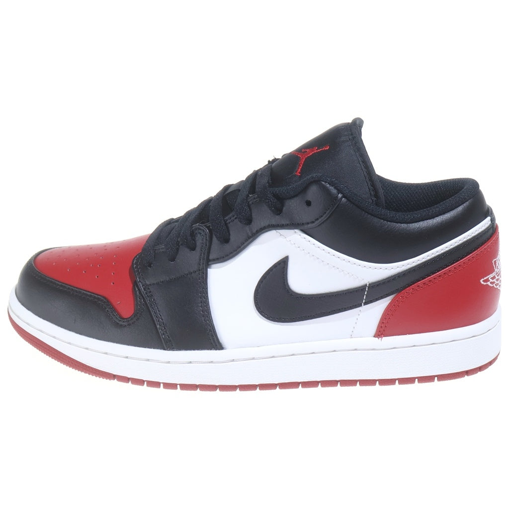 NIKE(ナイキ) AIR JORDAN 1 LOW BRED TOE エアジョーダン1 ブレッドトゥ ローカットスニーカー レッド/ブラック US10/28cm 553558-161