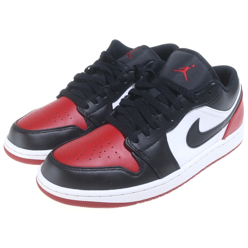 NIKE(ナイキ) AIR JORDAN 1 LOW BRED TOE エアジョーダン1 ブレッドトゥ ローカットスニーカー レッド/ブラック US10/28cm 553558-161