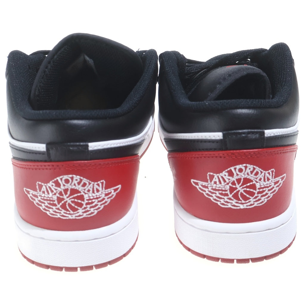 NIKE(ナイキ) AIR JORDAN 1 LOW BRED TOE エアジョーダン1 ブレッドトゥ ローカットスニーカー レッド/ブラック US10/28cm 553558-161