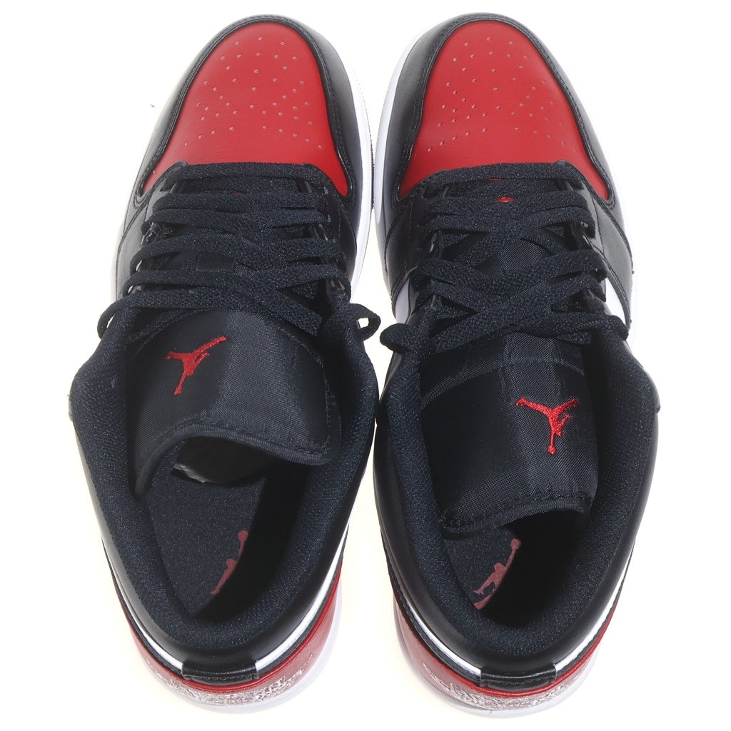 NIKE(ナイキ) AIR JORDAN 1 LOW BRED TOE エアジョーダン1 ブレッドトゥ ローカットスニーカー レッド/ブラック US10/28cm 553558-161