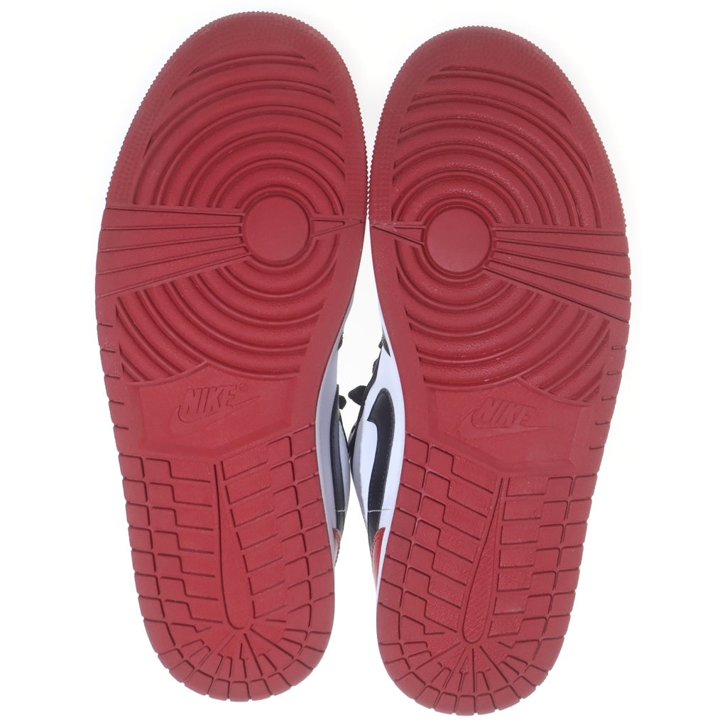NIKE(ナイキ) AIR JORDAN 1 LOW BRED TOE エアジョーダン1 ブレッドトゥ ローカットスニーカー レッド/ブラック US10/28cm 553558-161