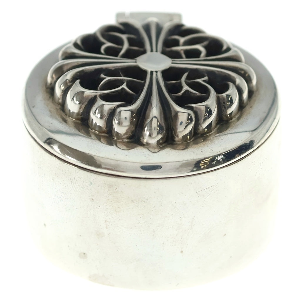 CHROME HEARTS(クロムハーツ) CANDLE CASE OVAL CROSS オーバルクロス モチーフ キャンドルケース シルバー