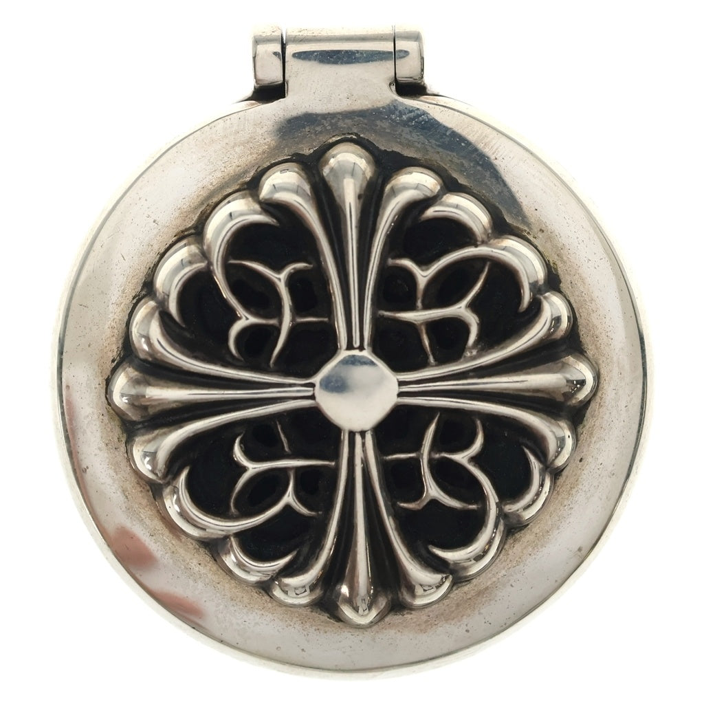 CHROME HEARTS(クロムハーツ) CANDLE CASE OVAL CROSS オーバルクロス モチーフ キャンドルケース シルバー