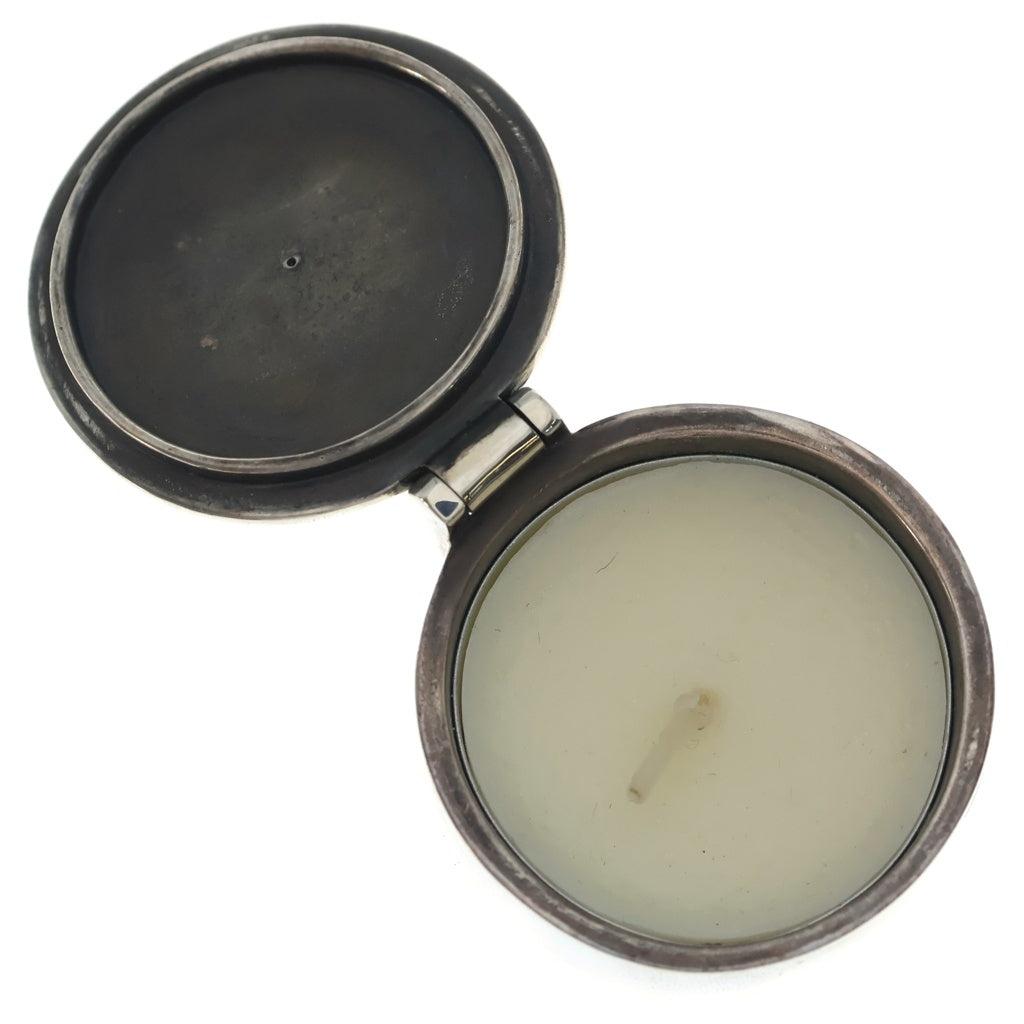 CHROME HEARTS(クロムハーツ) CANDLE CASE OVAL CROSS オーバルクロス モチーフ キャンドルケース シルバー