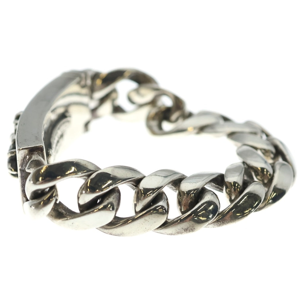 CHROME HEARTS(クロムハーツ) ID FLORAL CRS フローラルクロスIDクラシックリンク ブレスレット 11LINK シルバー BCA164