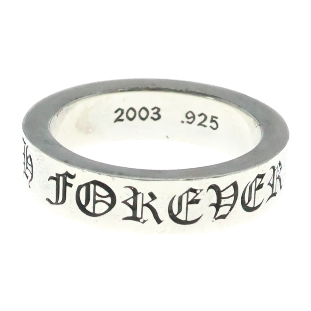 CHROME HEARTS(クロムハーツ) 6mm SPACER FOREVER 6mmスペーサーリング フォーエバーシルバーBCA337