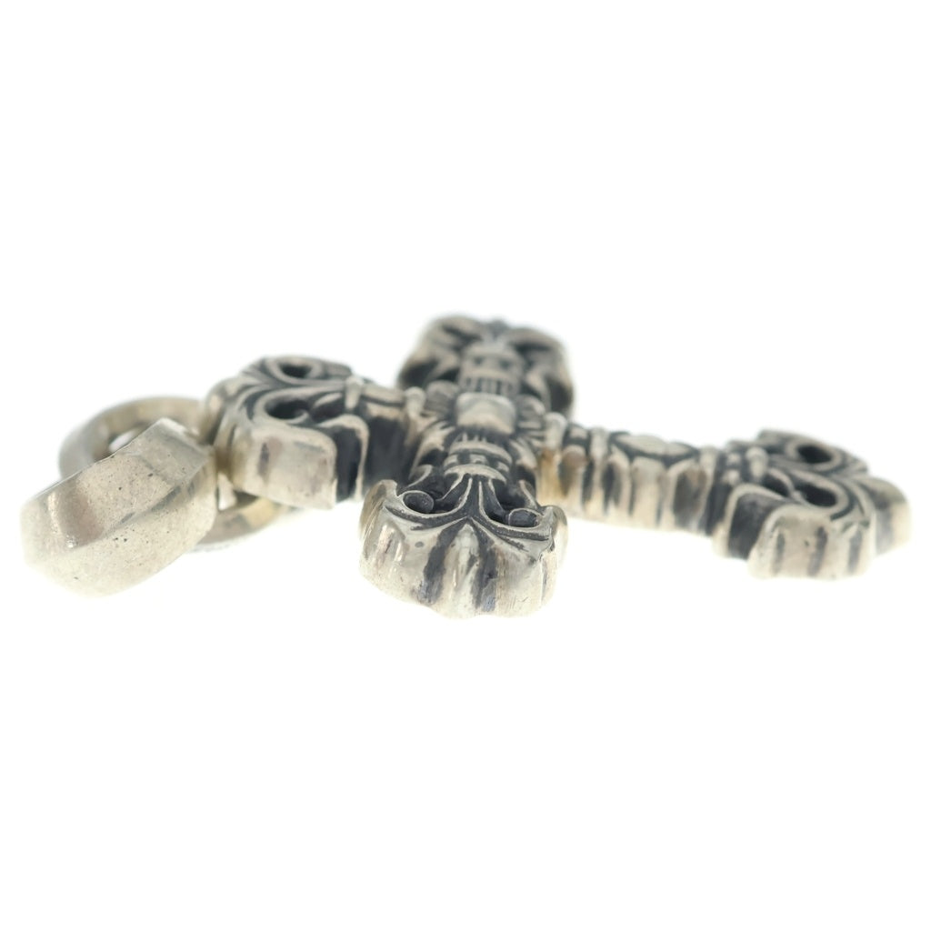 CHROME HEARTS(クロムハーツ) FILIG CROSS-XSM W BALE フィリグリークロスXSベイル wベイル ネックレストップ シルバー BCA262