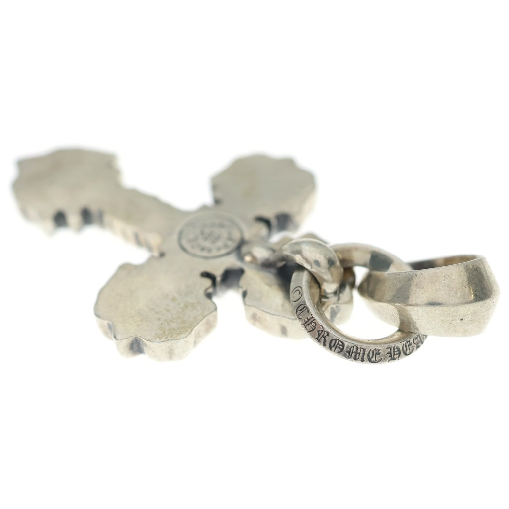CHROME HEARTS(クロムハーツ) FILIG CROSS-XSM W BALE フィリグリークロスXSベイル wベイル ネックレストップ シルバー BCA262