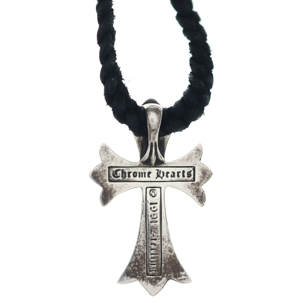 CHROME HEARTS(クロムハーツ) CH CRS SMLスモールCHクロス BC ボロチップブレイド ネックレス シルバー BCA220