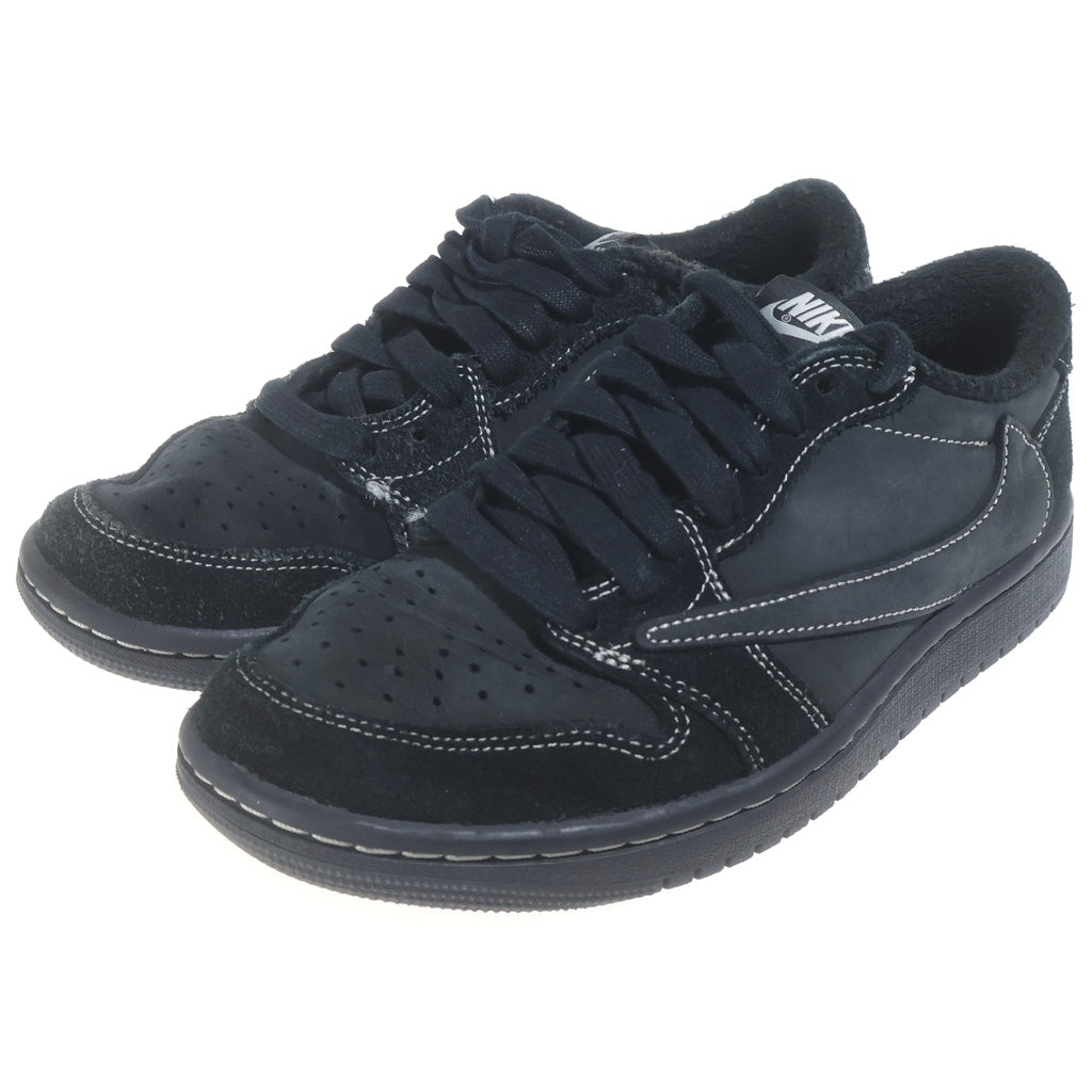 NIKE(ナイキ) ×TRAVIS SCOTT AIR JORDAN 1 LOW OG SP BLACK PHANTOM トラヴィススコット エアジョーダン ブラックファントム ローカットスニーカー ブラック US5/23.5cm DM7866-001