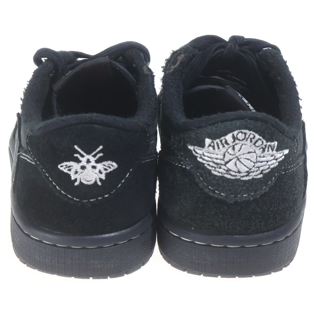 NIKE(ナイキ) ×TRAVIS SCOTT AIR JORDAN 1 LOW OG SP BLACK PHANTOM トラヴィススコット エアジョーダン ブラックファントム ローカットスニーカー ブラック US5/23.5cm DM7866-001