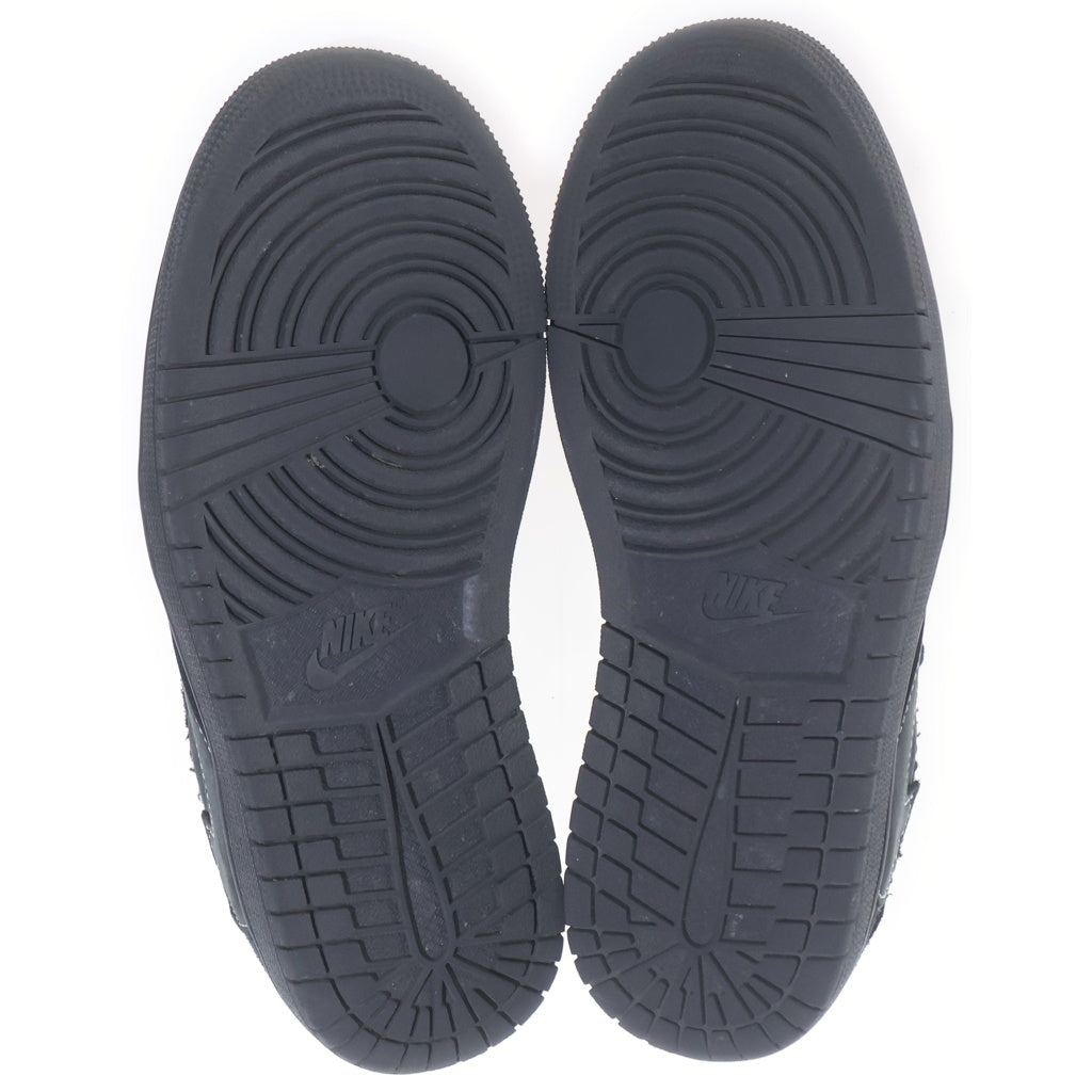 NIKE(ナイキ) ×TRAVIS SCOTT AIR JORDAN 1 LOW OG SP BLACK PHANTOM トラヴィススコット エアジョーダン ブラックファントム ローカットスニーカー ブラック US5/23.5cm DM7866-001