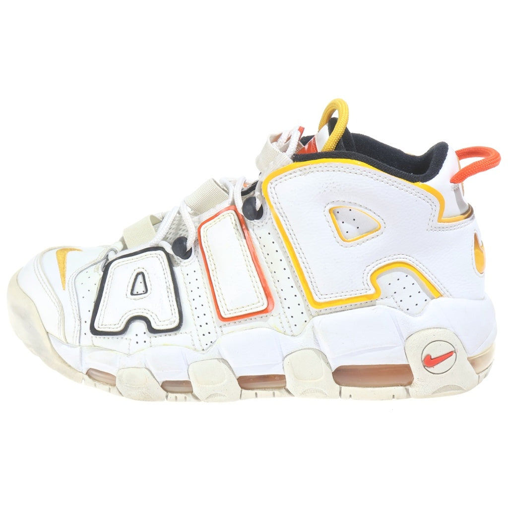 NIKE(ナイキ) AIR MORE UPTEMPO RAYGUNS エア モア アップテンポ レイガンズ ハイカットスニーカー ホワイト US8.5/26.5cm DD9223-100
