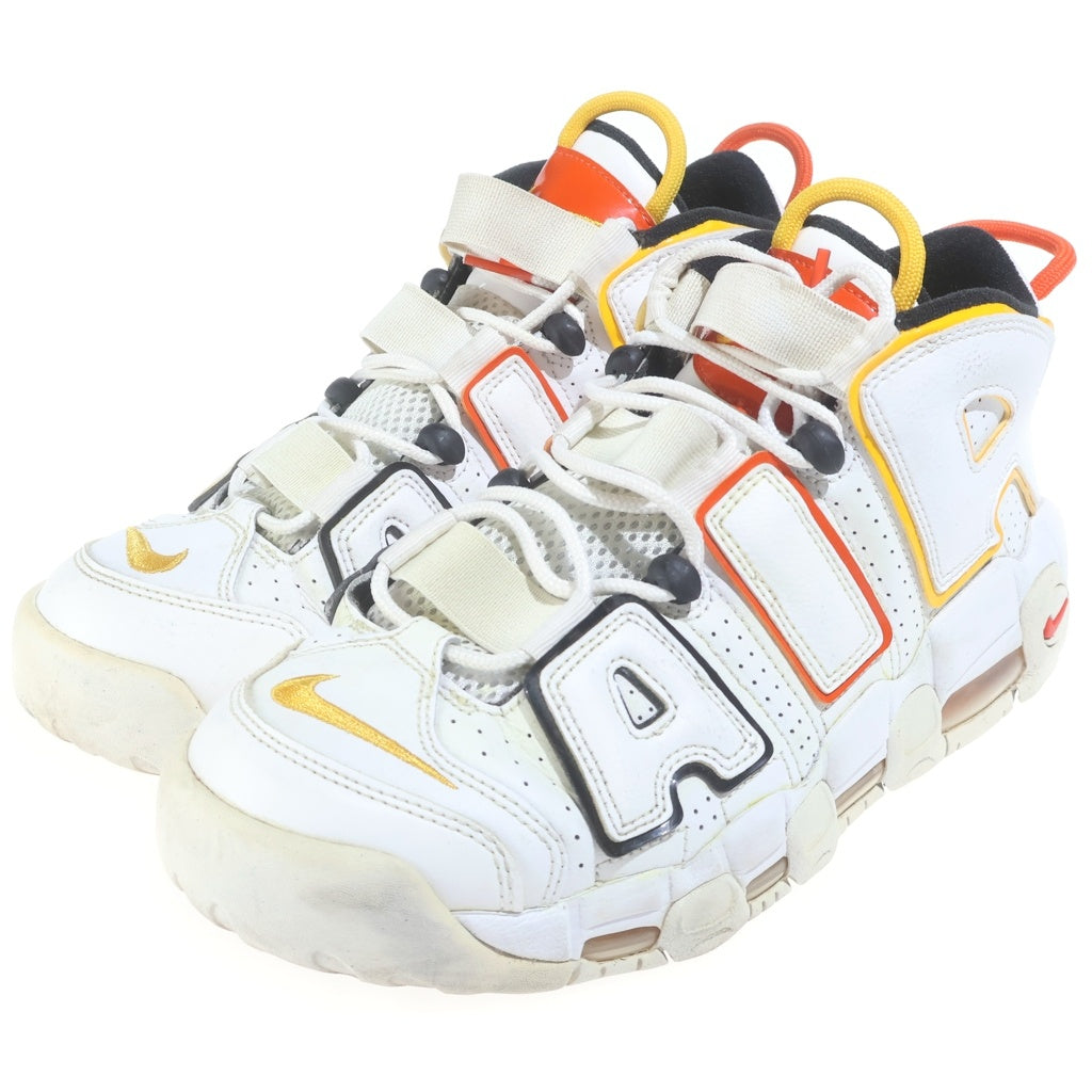 NIKE(ナイキ) AIR MORE UPTEMPO RAYGUNS エア モア アップテンポ レイガンズ ハイカットスニーカー ホワイト US8.5/26.5cm DD9223-100