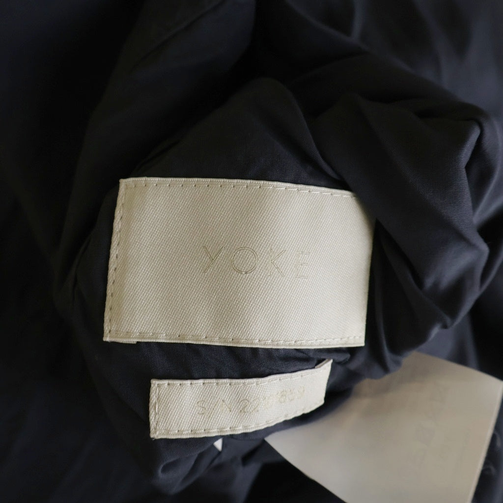 YOKE(ヨーク) 22SS REVERSIBLE PRINTED RIB BLOUSON リバーシブルプリンテッド リブブルゾン ジャケット ネイビー/パープル YK22SS0323B