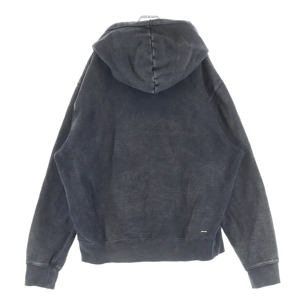 AMIRI(アミリ) 24SS FILIGREE LOGO HOODIE フィリグリーロゴエンブロイダリー プルオーバースウェットパーカー ブラック AMJYHD1013