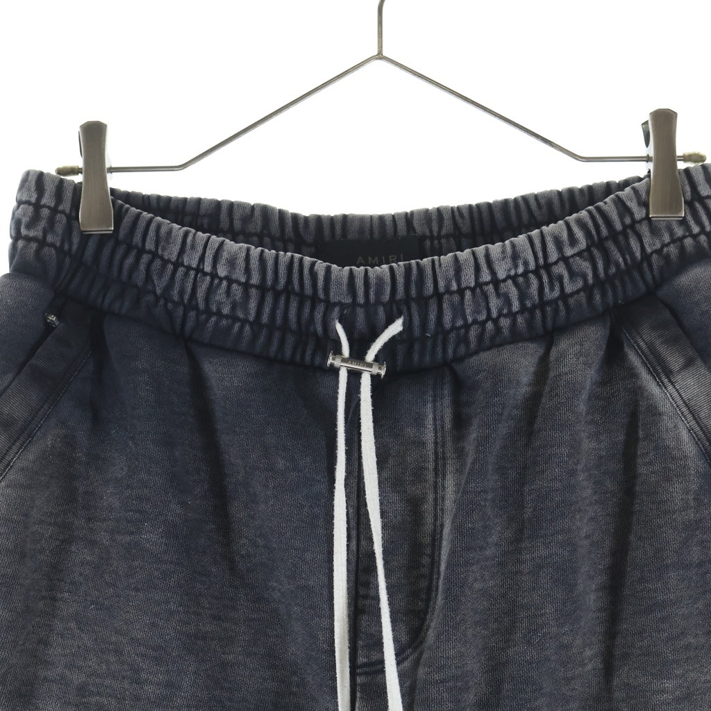 AMIRI(アミリ) 24SS FILIGREE LOGO SWEATSHORTS フィリグリーロゴエンブロイダリー スウェット ハーフ ショートパンツ ブラック AMJYSS1008