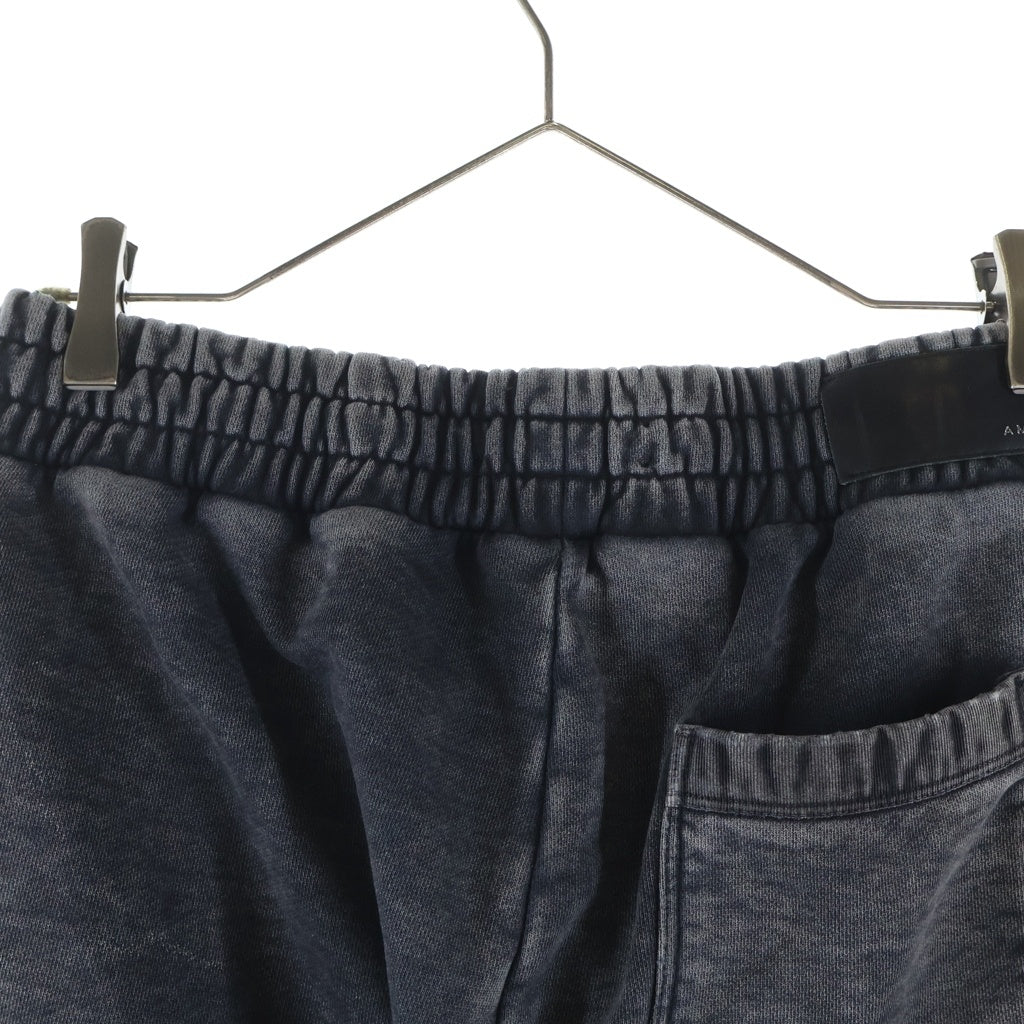 AMIRI(アミリ) 24SS FILIGREE LOGO SWEATSHORTS フィリグリーロゴエンブロイダリー スウェット ハーフ ショートパンツ ブラック AMJYSS1008