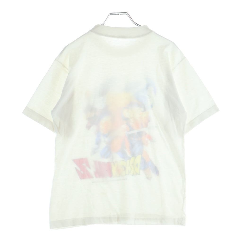 VINTAGE(ヴィンテージ) 00S VINTAGE DRAGON BALL Z EURO BOOTLEG ヴィンテージ ドラゴンボールZ フロントプリント クルーネック 半袖Tシャツ カットソー ホワイト