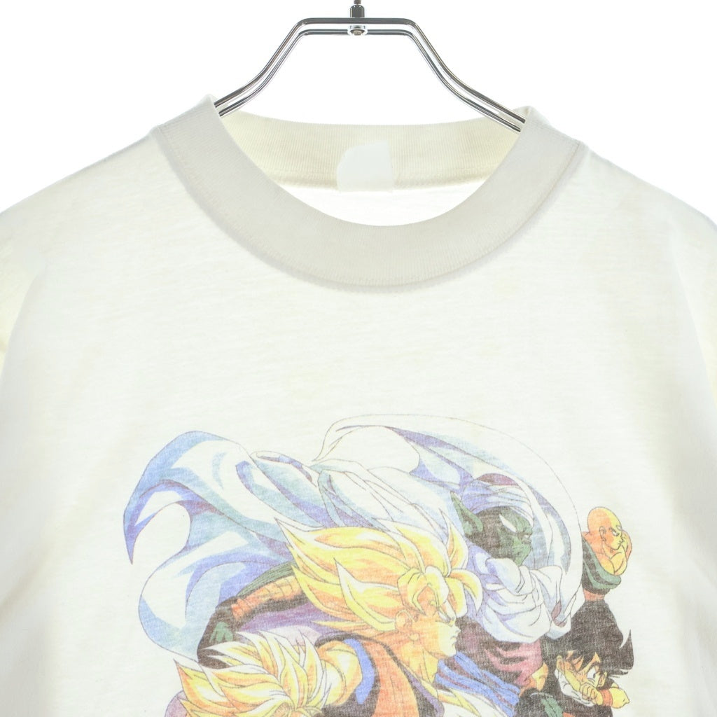 VINTAGE(ヴィンテージ) 00S VINTAGE DRAGON BALL Z EURO BOOTLEG ヴィンテージ ドラゴンボールZ フロントプリント クルーネック 半袖Tシャツ カットソー ホワイト
