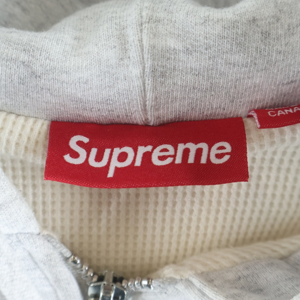 SUPREME(シュプリーム) 25AW Arc Thermal Lined Zip Up Hooded Sweatshirt アーチサーマルライン ジップアップフーデッドスウェットシャツ グレー