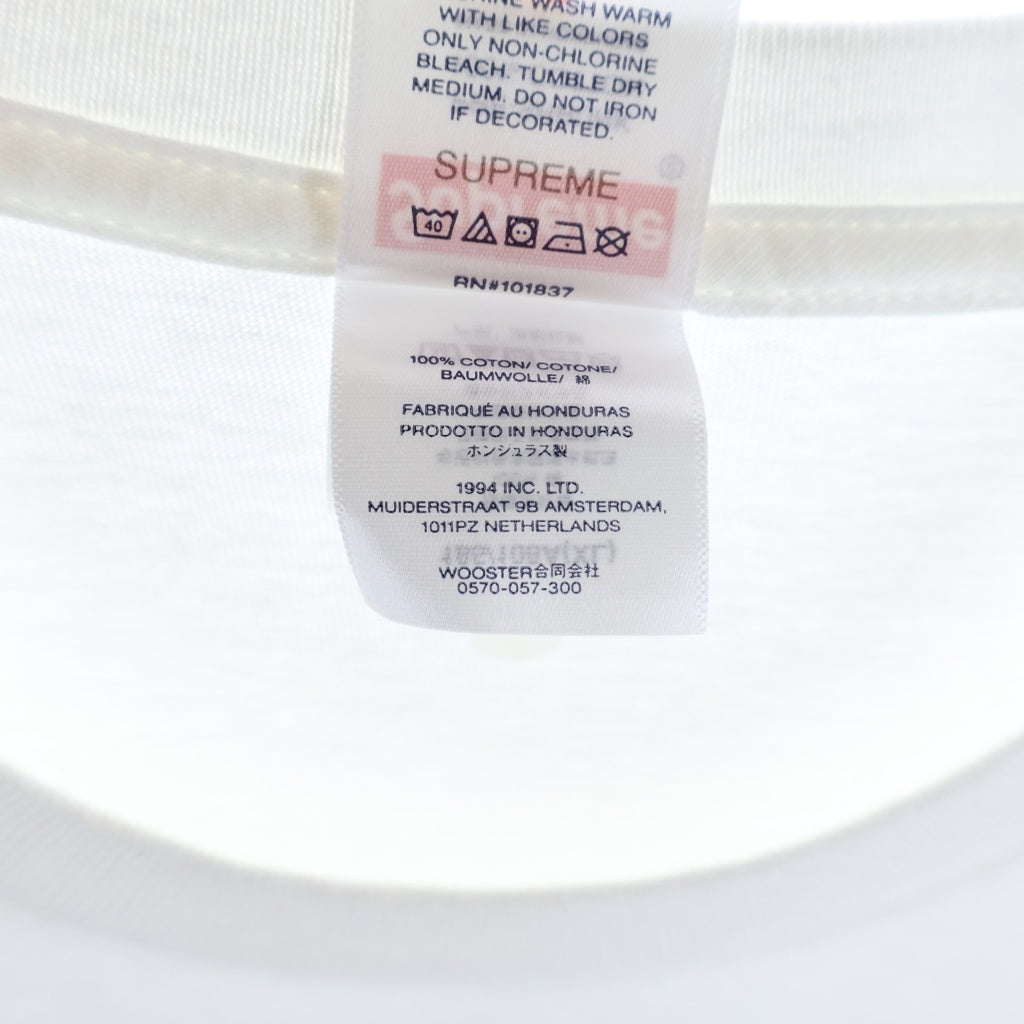 SUPREME(シュプリーム) 25SS Aphex Twin Windowlicker Tee エイフェックスツイン ウィンドウリッカー クルーネック半袖Tシャツ カットソー ホワイト